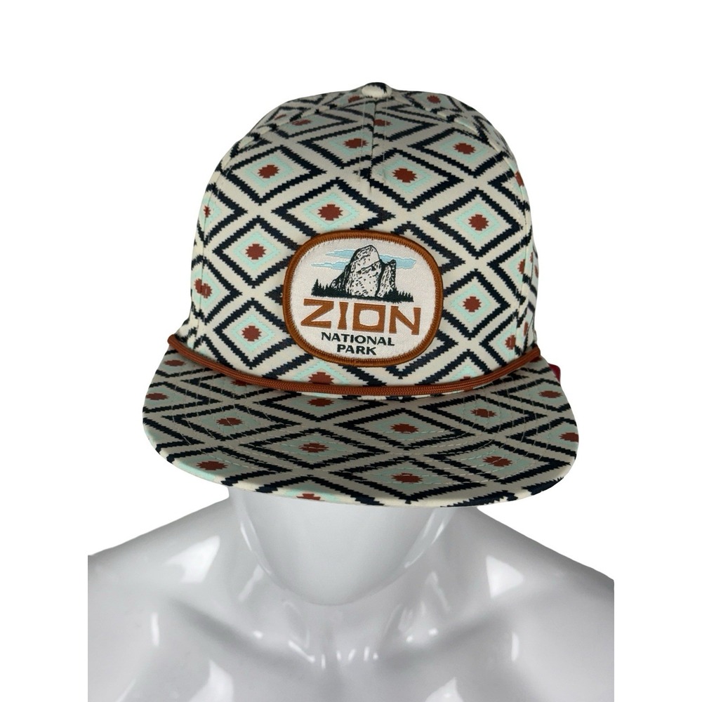 Zion National Park American Needle Adjustable SnapBack Hat Cap Mojave Green NWT
